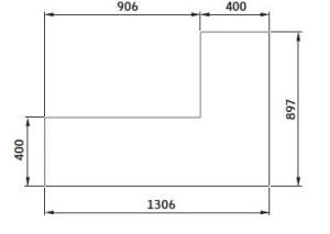 Contura vloerplaat wegneembaar  t.b.v serie Ci 41 glas
