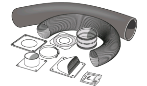 Contura luchttoevoerset voor i10/i20/i30/i40/i50/i60 ø100mm Contura luchttoevoerset voor i10/i20/i30/i40/i50/i60 ø100mm