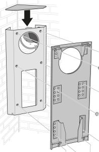 Contura hoekbeugel voor C810W /  C856W Style