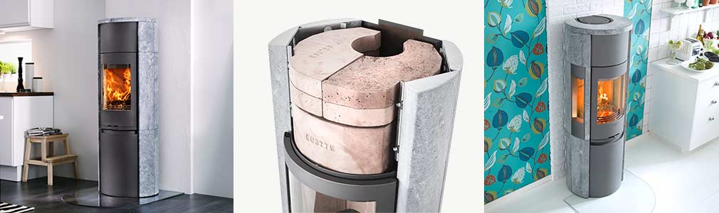 Contura spekteen kachel met PowerStone